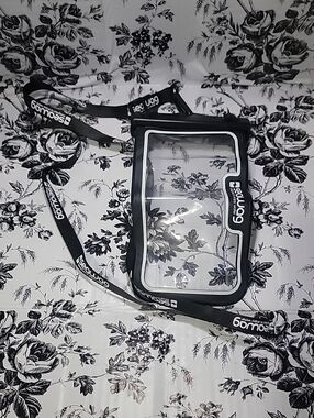 Seawag Clear Waterproof Crossbody Cell Phone Bag with Branded Strap